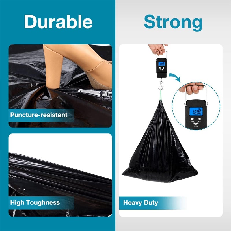 TRIPTIPS Portable Toilet Bags Drawstring Camping Toilet Bags Toilet Waste Bags Leak-Proof Toilet Liners, Trash Bags for Camping, Hiking, Traveling - Image 4